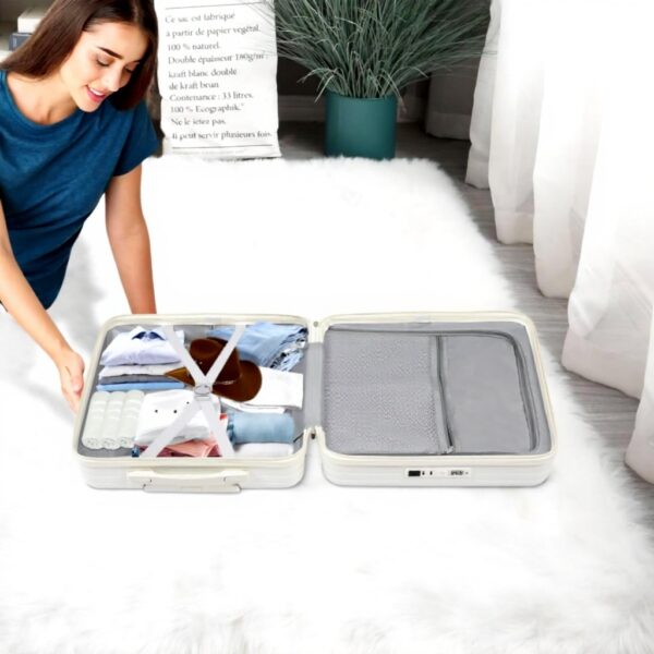 Valise rectangulaire SOLOCJNL 18 USB serrure combinaison