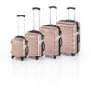 Set de Valise de Voyage TecTake ABS Roulettes 360 Cadenas