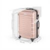 Set de Valise de Voyage TecTake ABS Roulettes 360 Cadenas