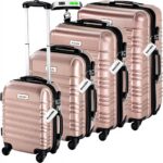 Set de Valise de Voyage TecTake ABS Roulettes 360 Cadenas
