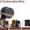 Valise TIYFIY Noir Polycarbonate Léger Sécurité TSA