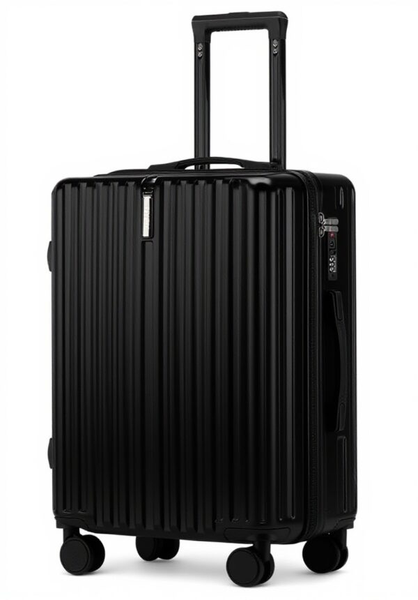 Valise TIYFIY Noir Polycarbonate Léger Sécurité TSA