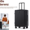 Valise TIYFIY Noir Polycarbonate Léger Sécurité TSA