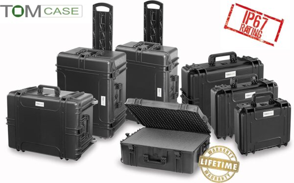 Mallette étanche TomCase XT430 Orange rangement outils IP67-1