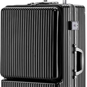 Valise cabine aluminium TOTIKI ouverture frontale roues-0