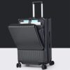 Valise cabine aluminium TOTIKI ouverture frontale roues-4