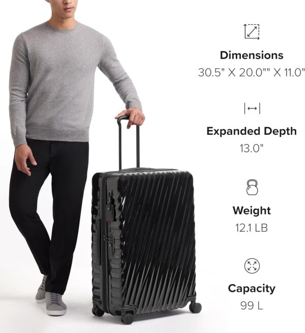 Valise rigide TUMI 4 roues extensible voyage international-5