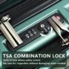Bagage cabine ABS PC léger verrou TSA TydeCkare valise-4