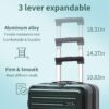 Bagage cabine ABS PC léger verrou TSA TydeCkare valise-7