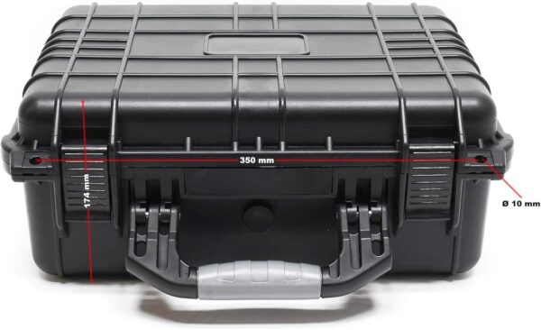 Mallette pour Armes WilTec Protection Etanche Insert Mousse-6