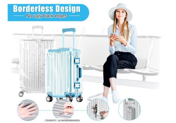 Housses de protection valises PVC transparentes Yotako