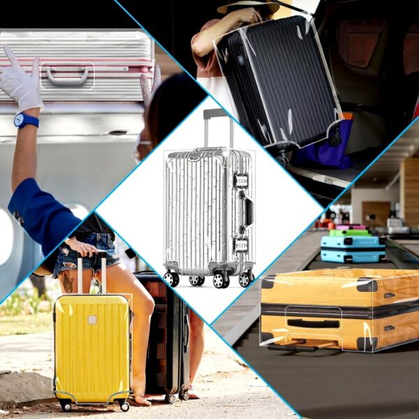 Housses de protection valises PVC transparentes Yotako