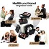 Valise 5 en 1 Yueieoun cuir noir train roulettes voyage