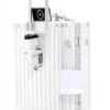 Valise ZNBO 20 Pouces Cadre Aluminium Multifonction Blanc