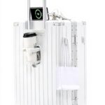 Valise ZNBO 20 Pouces Cadre Aluminium Multifonction Blanc