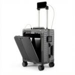 Valise cabine ZNBO aluminium ouverture avant serrures TSA