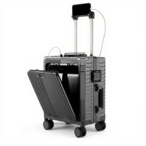Valise cabine ZNBO aluminium ouverture avant serrures TSA