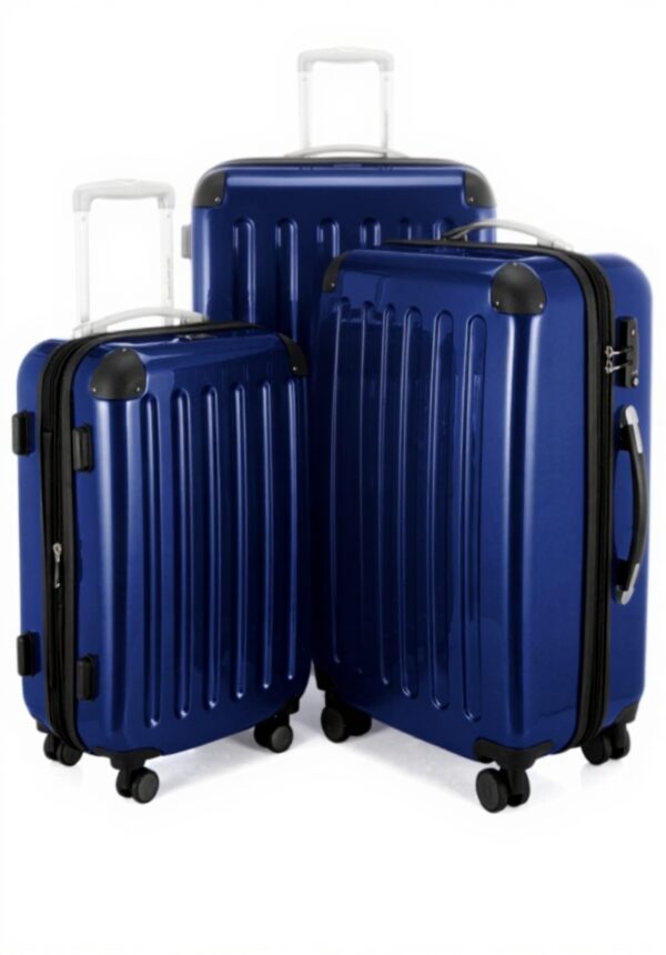 Valise rigide HAUPTSTADTKOFFER Alex Set 3 TSA Bleu