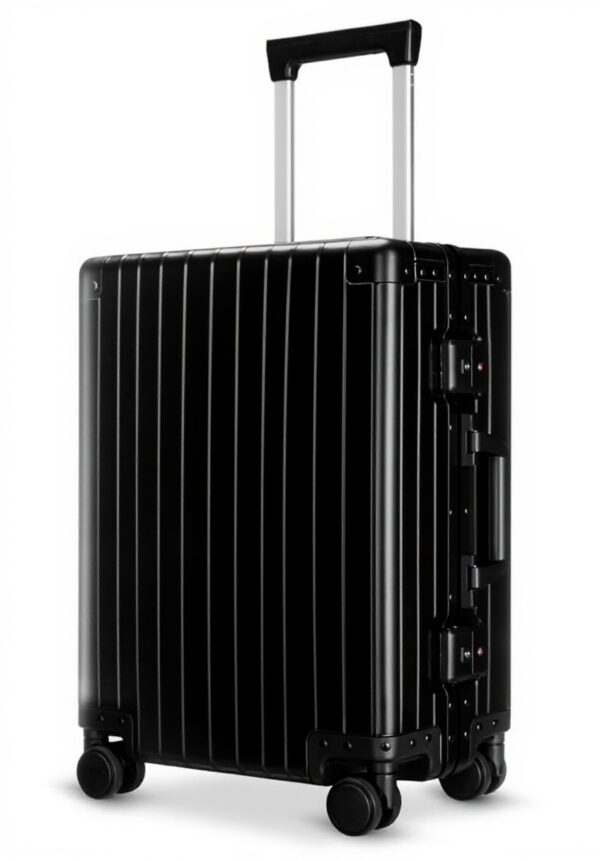 IYUESQ Valise Rigide entièrement en Aluminium avec Serrure TSA, Valise de Cabine Rigide sans Fermeture éclair avec roulettes pivotantes, Valise en Aluminium à roulettes en métal pour voya