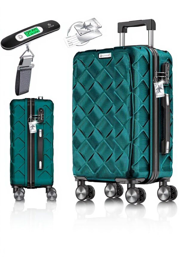 Valise KESSER rigide ABS roulettes 360° serrure combinaison