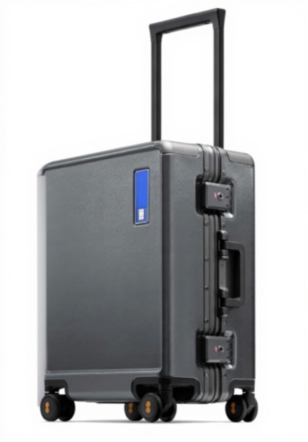 Valise Cabine Aluminium LEVEL8 Double Serrure TSA Gris