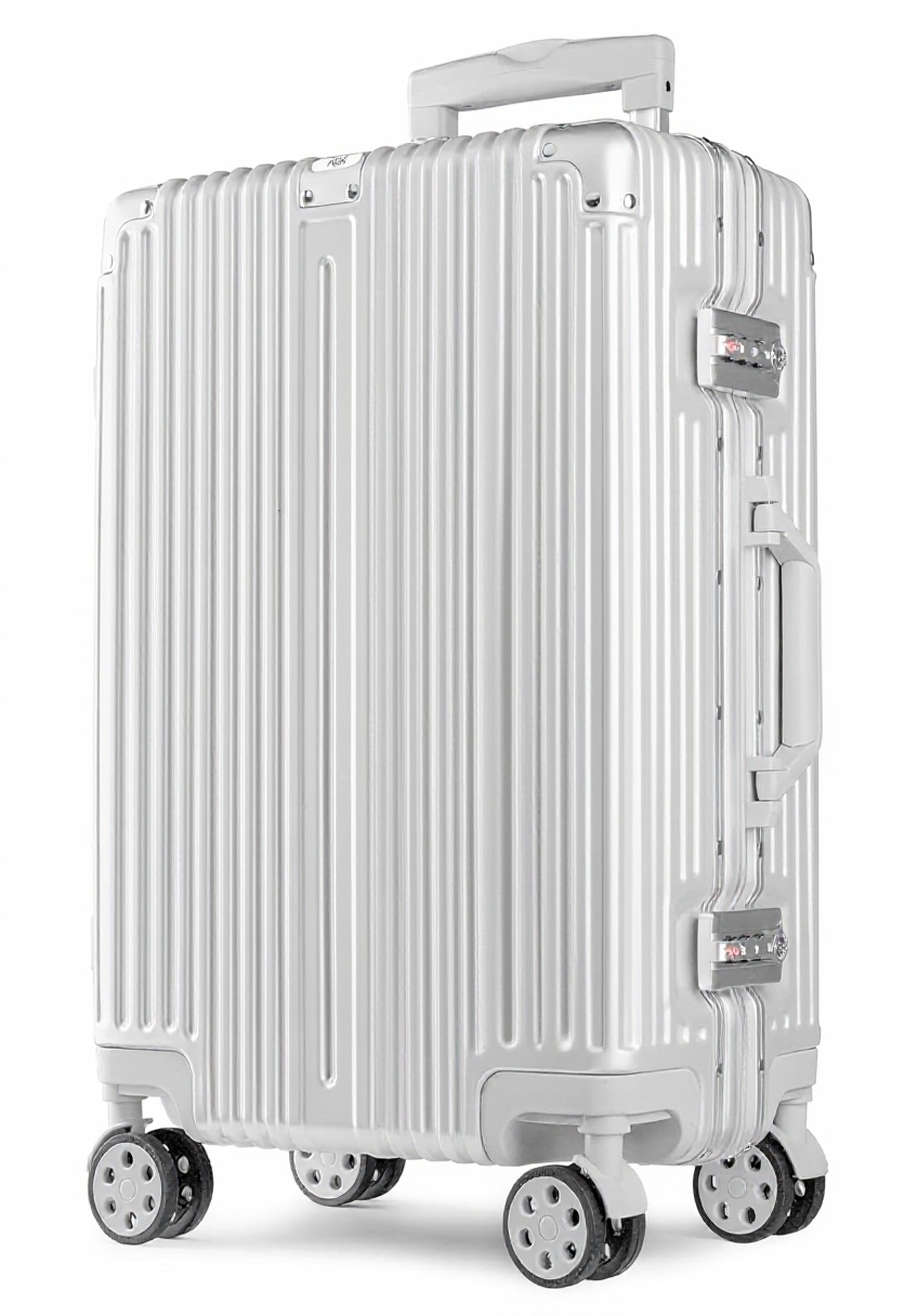 Valise POSH en polycarbonate avec roues et poignée télescopique