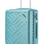 Valise cabine Supercase rigide 4 roues serrure TSA Bleu