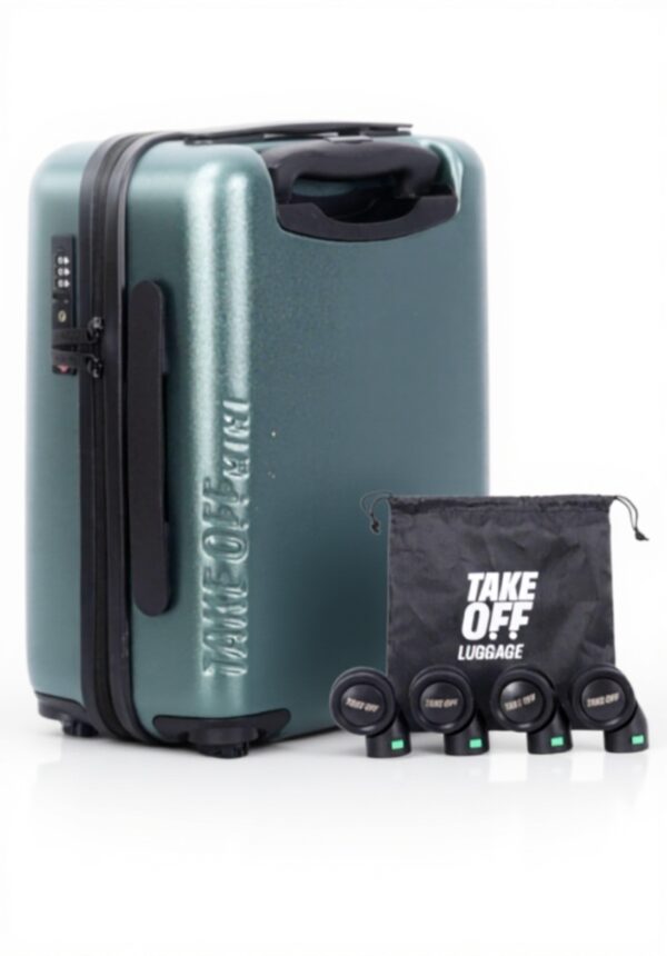 Valise cabine Take OFF Luggage extensible roues amovibles