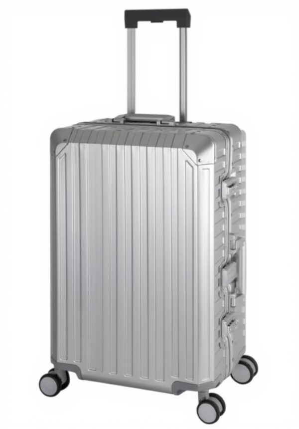 Valise aluminium Travelhouse Tokyo T6035 taille moyenne doré
