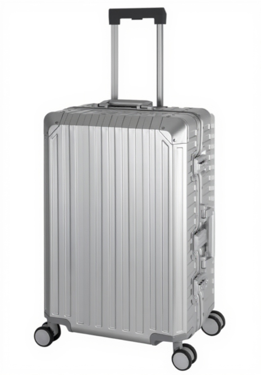 Valise Travelhouse Tokyo T6035 en aluminium doré sur un fond neutre