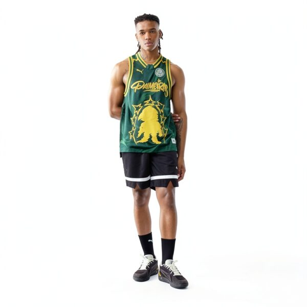 Débardeur PUMA Homme Mesh Vert Jade Malachite Sport-2