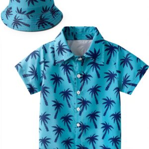 Chemise Hawaïenne Garçon Colourful Polyester Manches Courtes-0
