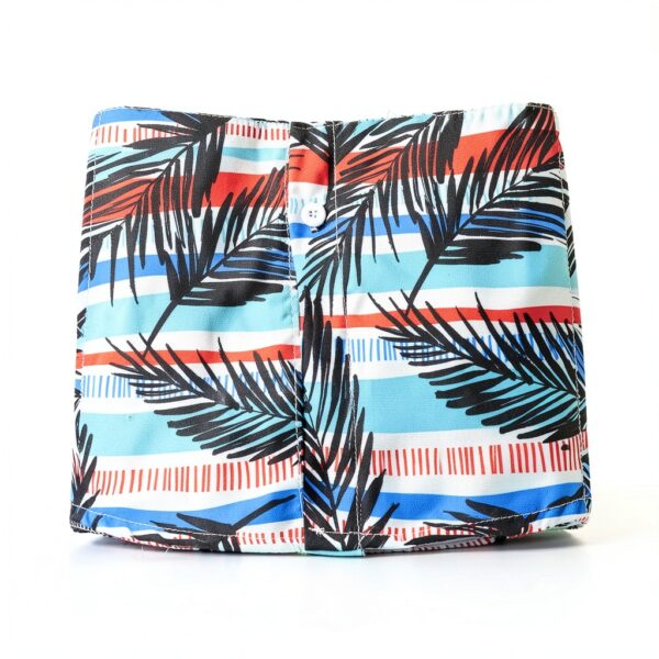Chemise hawaïenne garçon polyester léger Colourful manches-6