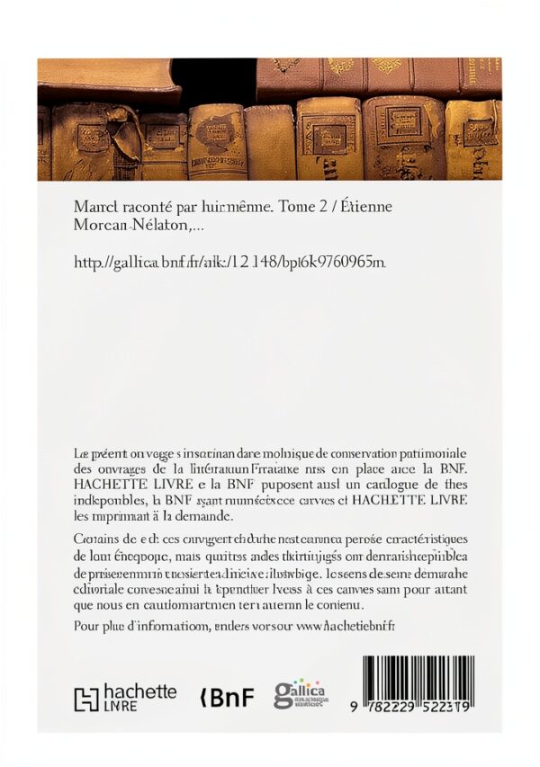 Livre Hachette Livre BNF édition française 458 pages-1