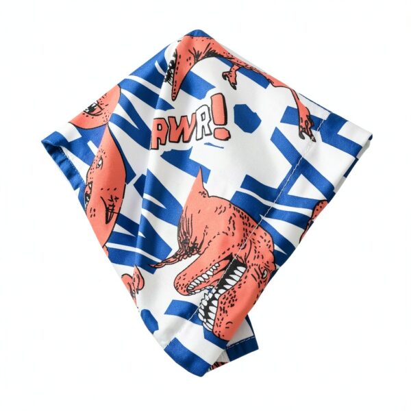 Chemise hawaïenne Colourful garçons polyester léger manches-5