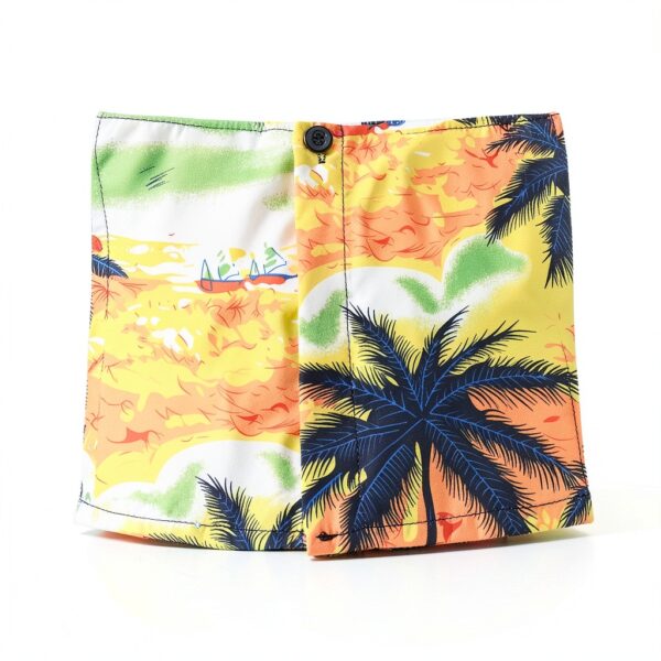 Chemise Hawaïenne Garçon Colourful Polyester Manches Courtes-4