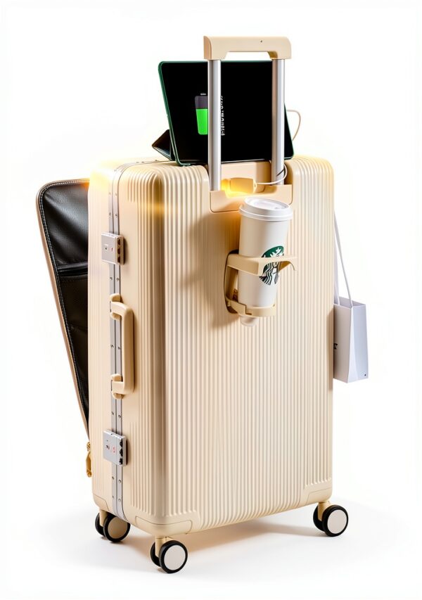 Valise Cabine 20 Pouces ALs Valises Aluminium USB