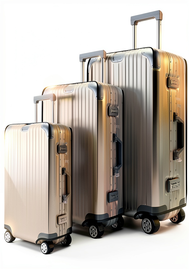Housses de valise HENGBIRD transparentes sur différentes tailles de bagages