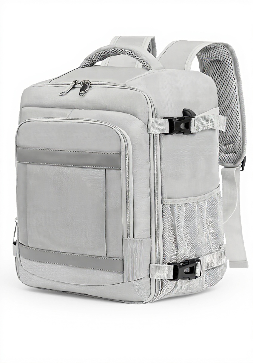 Bagage cabine KLOSTAIN ouvert montrant les compartiments de rangement