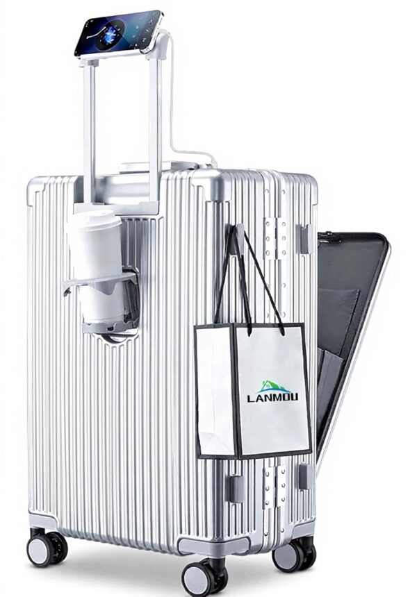 Valise Cabine LANMOU 20 Pouces Aluminium PC Serrure TSA