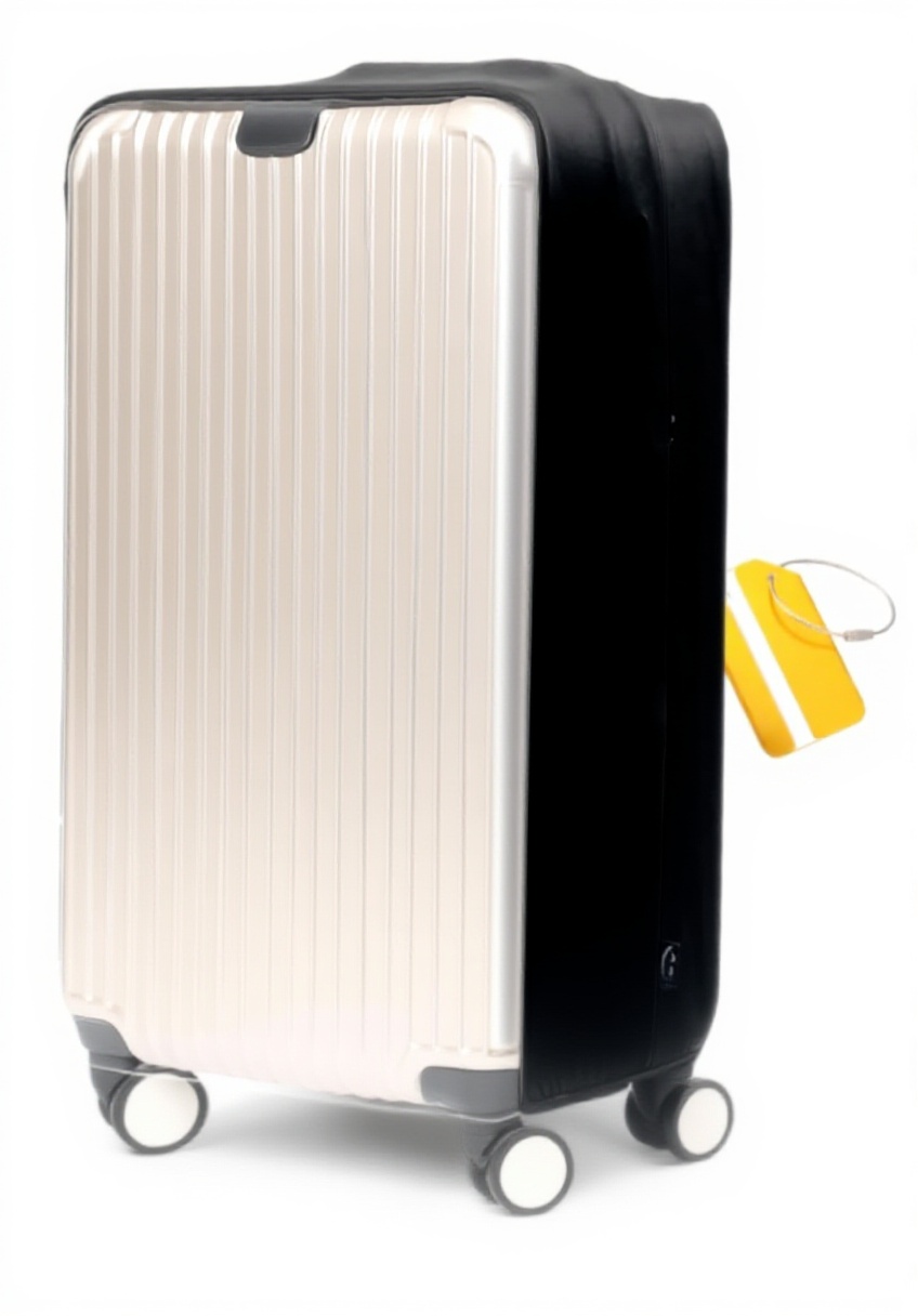 Housse de protection OrgaWise sur une valise noire