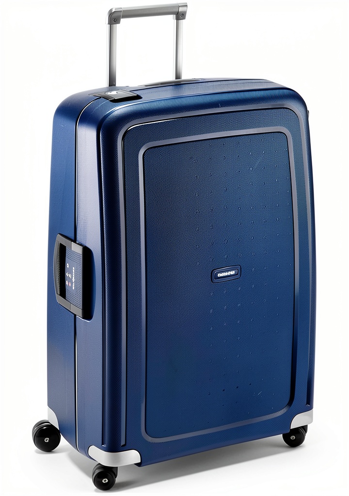Valise Samsonite S'Cure Spinner L en Bleu Aqua sur fond neutre
