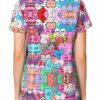 T-shirt femme FSCEV manches courtes noir polyester-1