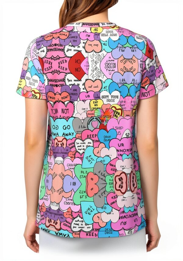 T-shirt femme FSCEV manches courtes noir polyester-1