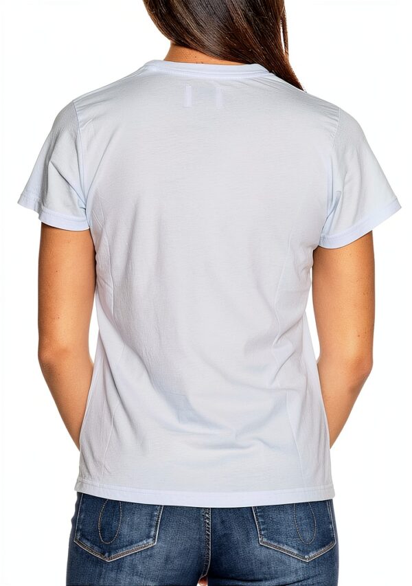 T-shirt COLORFUL STANDARD femme bleu clair coton confort-2