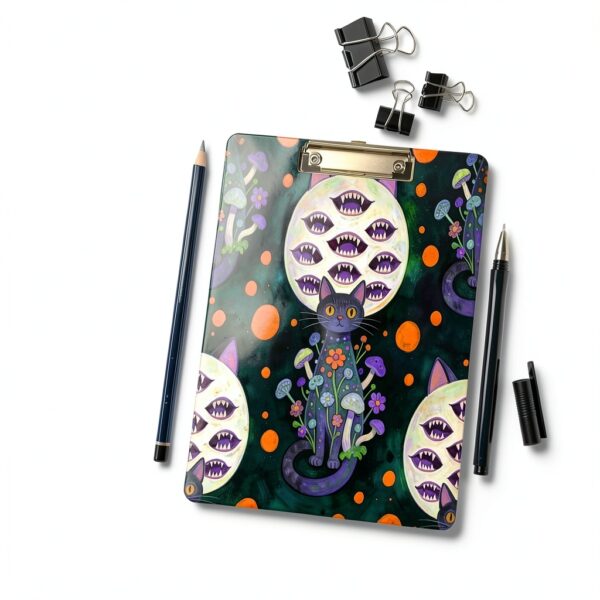 Porte-bloc acrylique Decor Gift design chats colorés bureau-7
