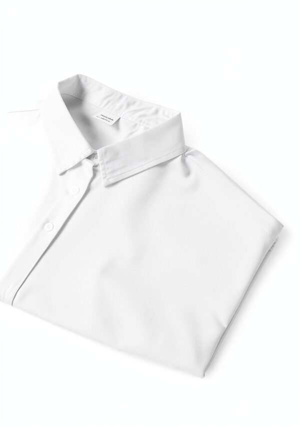Chemise homme FSCEV polyester manches courtes couleur noir-5