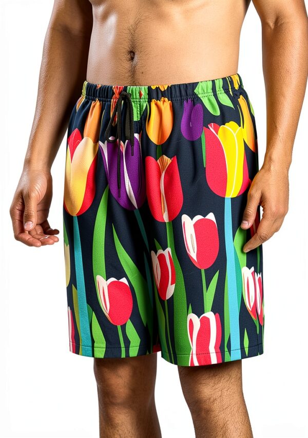 Short de bain homme Ogniwo léger respirant taille XXL blanc-1