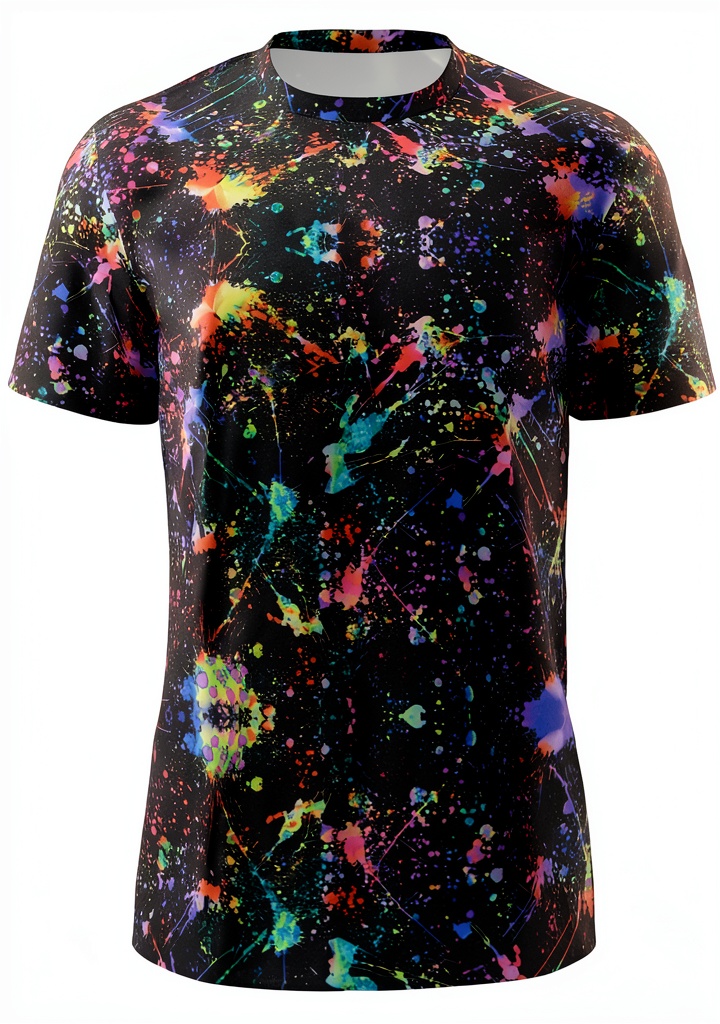 T-shirt FSCEV noir porté lors d'une séance de sport