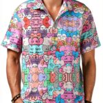 Chemise homme FSCEV polyester manches courtes couleur noir-0